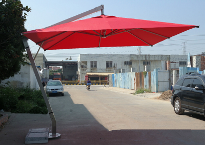 Manufacturer direct sale aluminum alloy luxury sunshade umbrella outdoor hanging umbrella 2.5*2.5 meters