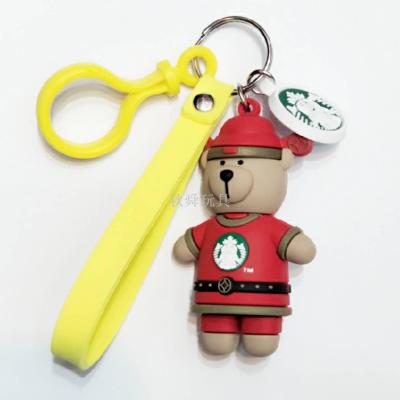 Starbucks bear pendant/key chain