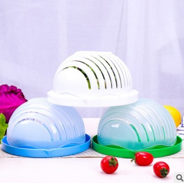 60 Second Salad Maker upgraded fruit and vegetable cut bowl Salad cutting bowl can be printed.