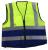The reflective vest is fitted with a reflective vest.