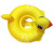 Manufacturers direct new children's little yellow duck boat swimming ring cartoon swimming ring baby life ring safety thickened