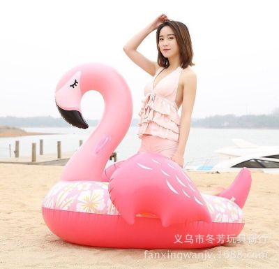 Summer hot inflatable sleeping beauty flamingo float water sofa adult children PVC inflatable toys