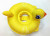 Manufacturers direct new children's little yellow duck boat swimming ring cartoon swimming ring baby life ring safety thickened