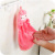 Cute cartoon super soft coral velvet towel kitchen wall suction dishcloth dishcloth.