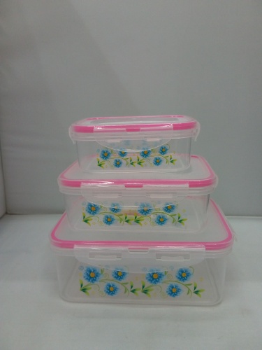 creative plastic compartment lunch box cute primary school children multi-layer insulation bento lunch box 423-120