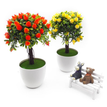 Simulated plant potted landscape potted office desktop decoration craft gift wholesale 9 yuan store supply.