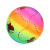 PVC Inflatable Children's Toy Ball World Cup Beach Rainbow Ball Colorful Ball Seven Color Ball Smiling Face Cartoon