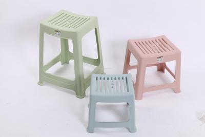 厂家直销塑料高凳方凳防滑凳北欧色高硬度空调凳子塑料椅子