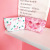 Korean edition ins small fresh pink flamingo pink panther cosmetic bag.