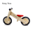 Children's Wooden two wheeled balanced bicycles booting walkers