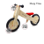Children's Wooden two wheeled balanced bicycles booting walkers