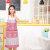 Apron smock, anti-oil and anti-fouling kitchen household cartoon, sleeveless apron wholesale cotton blouse.