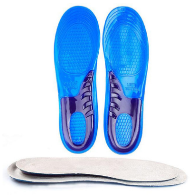 Ye Beier High Elasticity Sports Silicone Insole Gel Shoe-Pad Super Soft Mountain Climbing Shoe Insole (Women's)