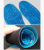 Silicone elastic sports insole comfortable soft gel breathable anti-skid massage yoga insole (female)