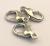 Metal button lobster clasp wholesale DIY metal jewelry accessories manufacturers direct sale.
