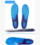 Manufacturer wholesale high elastic sports silica gel insole gel insole super soft mountaineering insole (male style)