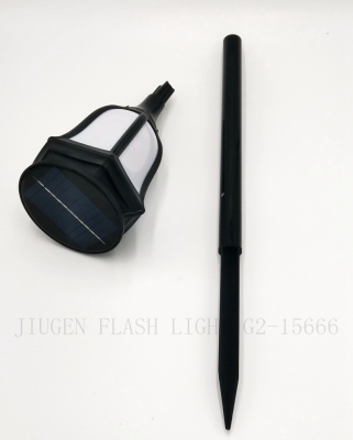 Long-root torch BH-6088 96SMD solar flame lamp.