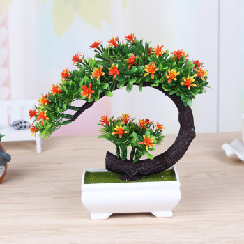 Factory direct selling artificial flower household interior decoration plant plastic plant plastic potted plant.