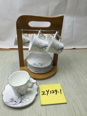 Coffee cup, coffee cup, coffee cup, coffee set, coffee set, 6 cups, 6 cups of foreign trade coffee set.