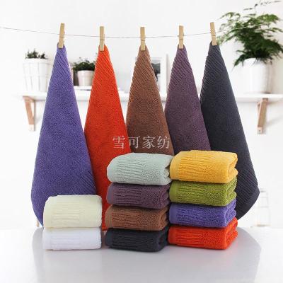 Square towel cotton towel square towel can be embroidered LOGO.