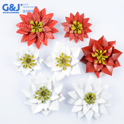 Guojie iron art accessories new hot style iron chip Christmas plate seriesiron art manufacturers direct sales.