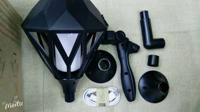 W707(solar panel) flame lamp USB.