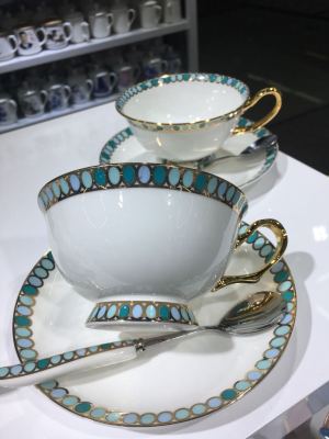 High-end coffee cup and saucer fire hotel supplies