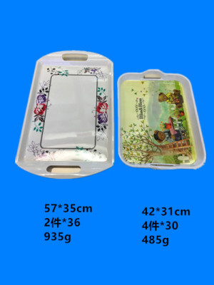 Mylamine tray Mylamine tableware Mylamine inventory stock style full size can be sold by ton