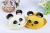 South Korean version of creative day han feng children's hat baby hat panda cub turned over sun visor hat.