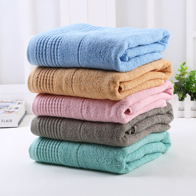 Pure cotton adult towel cheap male and female super soft bath towel.