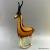 Antelope colored glass handicraft animal home decoration is a hot sale of high-end handmade creative gifts.