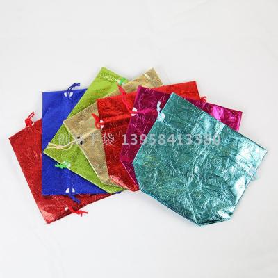 Manufacturers direct sales coated rope tote bag environmental protection non-woven bag bundle pocket spot hand bags