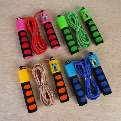 The new braided rope counting jump rope is a specialized training skip rope in The rope.