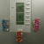 Gift wholesale refrigerator with warm heart small magnetic paste easy to bless magnetic stickers.