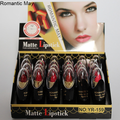 Romantic May Moisturizing and Nourishing Anti-Dry and Chapped Bright Repair Transparent Pointed Lipstick Matte Lipstick