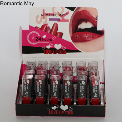 Romantic May Makeup New Matte Black Lipstick Matte Moisturizing Student Lipstick Foreign Trade Hot Sale