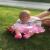 One - year - old photo shoot children's skirt gauze ribbon skirt with bow tie.