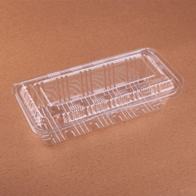 The Disposable rectangular transparent sushi packaging blister box class halberd blister box BOPS pastry box
