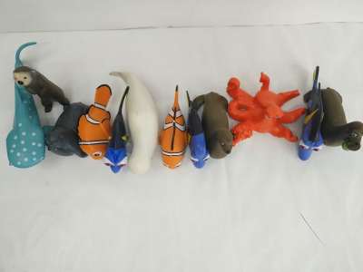 Foreign Trade Tail Goods Sea World Animal Sea Story Series Little Yellow Croaker Disney Cartoon Animal