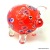 Glass handicraft glass is lovely the pig house is decorated with the home decoration of the home decoration animals.
