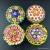 The glass thousand flower ball craft handmade glass thousand flowers household decoration paperweight for the Buddha.