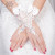 Bride's short wedding dress gloves new bride lace medium long gloves female thin white wedding gloves lace.