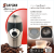 Stainless steel coffee grinder.