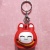 Cute PU animal pendant student key chain key chain quality male bag pendant accessories