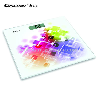[constant-3068a] steel glass person weighing scale health scale electronic personal scale.