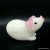 Glass crafts imitation jade glass animal home decoration new house decoration.