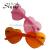 New fashionable summer dazzle color transparent multicolored jelly love sunglasses 9808.