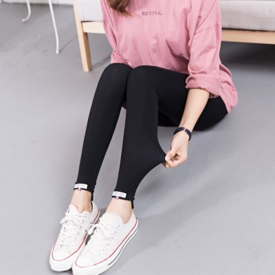 Spring and summer new cotton foot edge leggings before short after long ban nine foot wholesale women