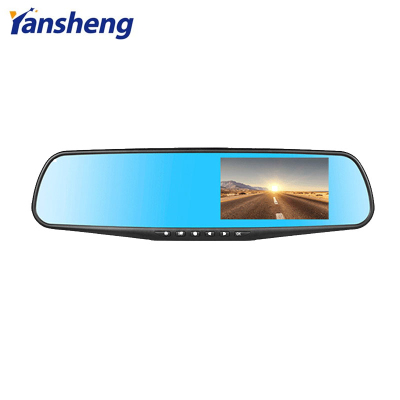 The new rear-view mirror driving recorder has a 2.8-inch black/gold edge dual camera with dual lens reflex of 1080P.