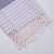 Cotton fringed tuki towel gradient stripe beach bath towel